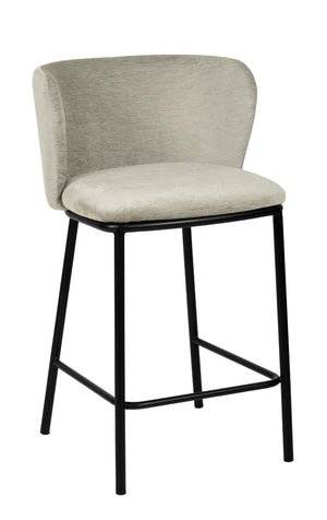 VIG Furniture Modrest Bessie - Modern Grey Counter Stool Set of 2 VGFH-0179133-G