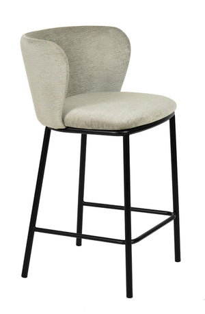 VIG Furniture Modrest Bessie - Modern Grey Counter Stool Set of 2 VGFH-0179133-G