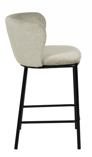 VIG Furniture Modrest Bessie - Modern Grey Counter Stool Set of 2 VGFH-0179133-G