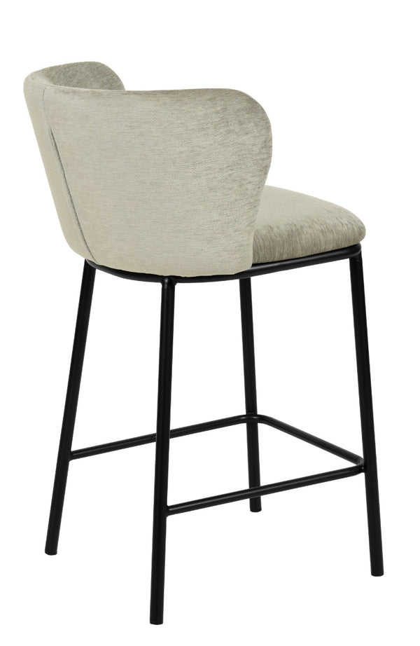 VIG Furniture Modrest Bessie - Modern Grey Counter Stool Set of 2 VGFH-0179133-G