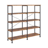 Country Rustic Analiese 4-shelf Open Bookcase