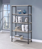 Country Rustic Analiese 4-shelf Bookcase