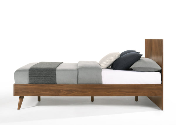 VIG Furniture Nova Domus Kamela -Modern Walnut Q Bed VGMA-BR-128-BED-Q