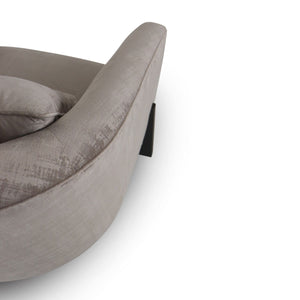 VIG Furniture Modrest Forbis - Contemporary Grey Fabric Accent Chair VGCS-FORBIS-GB