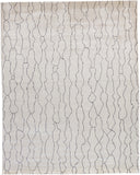 Lennox 8699F Hand Woven Abstract Viscose Rug