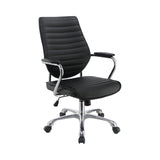 Contemporary High Back Office Chair and Chrome