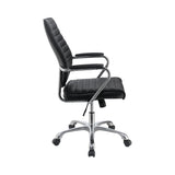 Contemporary High Back Office Chair and Chrome