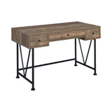 Analiese Country Rustic 3-drawer Writing Desk and Black