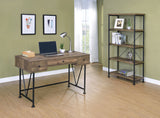 Analiese Country Rustic 3-drawer Writing Desk and Black