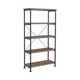 Country Rustic Analiese 4-shelf Bookcase