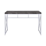 Grimma Casual Writing Desk Rustic Grey Herringbone