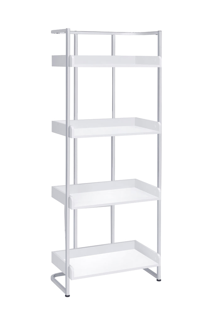 Ember Contemporary 4-shelf Bookcase