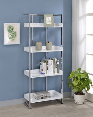 Ember Contemporary 4-shelf Bookcase