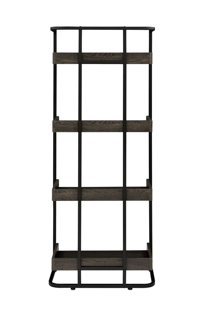 Ember Country Rustic 4-shelf Bookcase