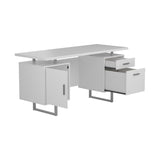 Lawtey Modern Floating Top Office Desk