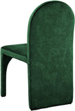 Summer Velvet / Engineered Wood / Steel / Iron / Foam Contemporary Green Velvet Dining Side Chair - 18.5" W x 22.5" D x 35.5" H