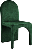 Summer Velvet / Engineered Wood / Steel / Iron / Foam Contemporary Green Velvet Dining Side Chair - 18.5" W x 22.5" D x 35.5" H