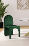 Summer Velvet / Engineered Wood / Steel / Iron / Foam Contemporary Green Velvet Dining Side Chair - 18.5" W x 22.5" D x 35.5" H