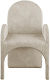 Summer Velvet / Engineered Wood / Steel / Iron / Foam Contemporary Stone Velvet Dining Arm Chair - 22" W x 22.5" D x 35.5" H