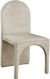 Summer Velvet / Engineered Wood / Steel / Iron / Foam Contemporary Stone Velvet Dining Side Chair - 18.5" W x 22.5" D x 35.5" H