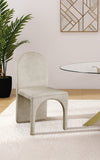 Summer Velvet / Engineered Wood / Steel / Iron / Foam Contemporary Stone Velvet Dining Side Chair - 18.5" W x 22.5" D x 35.5" H