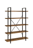 Casual 5-Shelf Bookcase