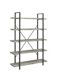 Casual 5-Shelf Bookcase