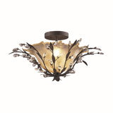 Circeo 24'' Wide 2-Light Semi Flush Mount - Deep Rust