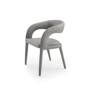 VIG Furniture Modrest Faerron - Modern Grey Leatherette Dining Chair VGEUMC-7182CH-GRY