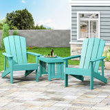 Culver Outdoor Adirondack Chairs (Set of 2), Teal