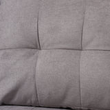 Baxton Studio Mireille Modern and Contemporary Light Grey Fabric Upholstered Sectional Sofa