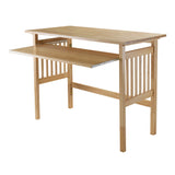 Winsome Wood Mission Foldable Computer Desk, Natural 81140-WINSOMEWOOD