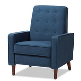 Mathias Mid-Century Modern Fabric Upholstered Lounge Chair