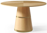 Hans Oak Veneer Contemporary Dining Table