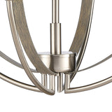 Rotunde 18'' Wide 4-Light Chandelier - Beechwood