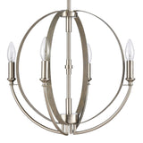 Rotunde 18'' Wide 4-Light Chandelier - Beechwood