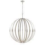 Rotunde 38'' Wide 10-Light Chandelier - Beechwood