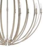 Rotunde 38'' Wide 10-Light Chandelier - Beechwood