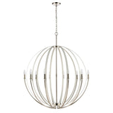 Rotunde 38'' Wide 10-Light Chandelier - Matte White