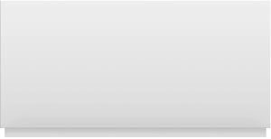 Cane Natural Cane / Engineered Wood / Steel Mid Century White Dresser - 60" W x 18" D x 30" H