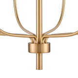 Newland 21'' Wide 6-Light Chandelier - Satin Brass