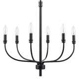 Newland 21'' Wide 6-Light Chandelier - Matte Black