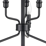 Saginaw 18'' Wide 6-Light Chandelier - Matte Black