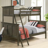 San Mateo Youth Transitional Twin over Full Bunk Bed | Gray