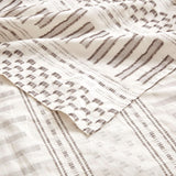 INK+IVY Rhea Global Inspired 100% Cotton Jacquard Shower Curtain II70-1286