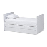Linna Modern Contemporary Daybed with Trundle