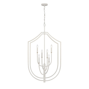 Continuance 26'' Wide 6-Light Pendant - White Coral