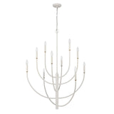 Continuance 42'' Wide 10-Light Chandelier - White Coral