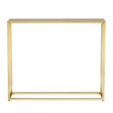 Montclair 36" Console Table in Matte Brushed Gold