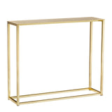 Montclair 36" Console Table in Matte Brushed Gold